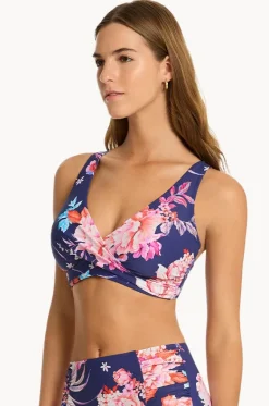 Indochine G Cup Cross Front Bra|Sea Level Clearance