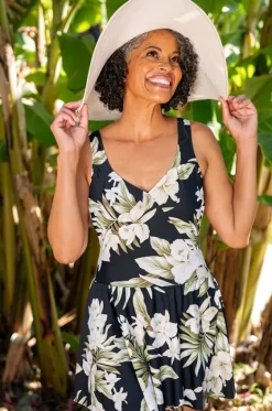 Island Greenery Swim Dress|Maxine Outlet