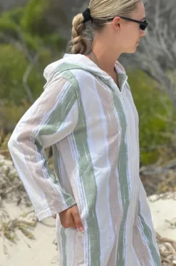Island Hooded Towelling Robe L/XL|Back Beach Co Best