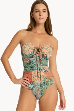 Java O Ring Bandeau One Piece|Sea Level Hot