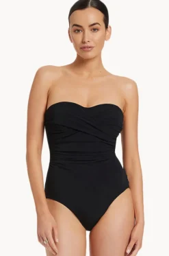 et D/DD Cup Twist Bandeau One Piece|Jets New