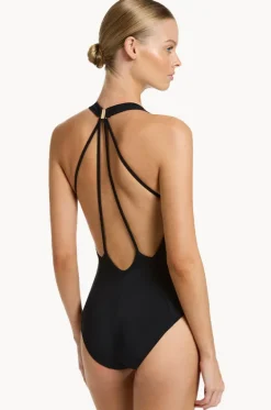 et Lace Back Plunge One Piece|Jets Best