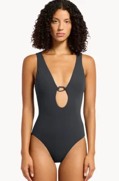 et Lien Plunge One Piece|Jets Hot