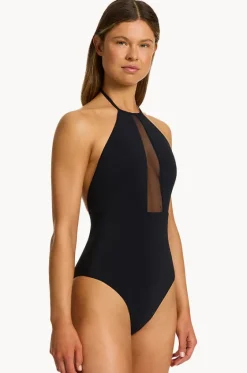 et Lure High Neck One Piece|Jets Sale