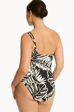 Jungle Book One Shoulder Ring One Piece|Sea Level Sale