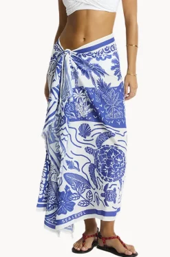 Jungle Lino Long Sarong|Sea Level Sale