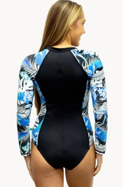 Kailani Reef Long Sleeve Sunsuit|Salty Ink Online