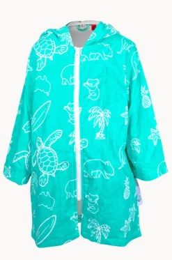Kids Australia Hooded Towel Robe 5-7Y|Back Beach Co