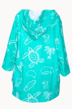 Kids Australia Hooded Towel Robe 3-5Y|Back Beach Co