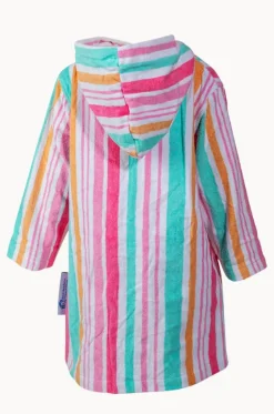Kids Hawaiian Stripe Hooded Towel Robe 5-7Y|Back Beach Co