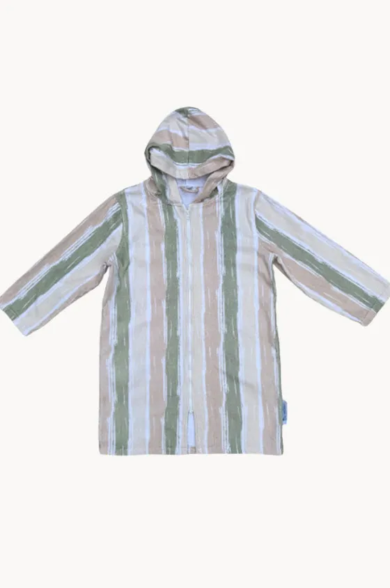 Kids Island Hooded Towelling Robe 7-11Y|Back Beach Co Outlet