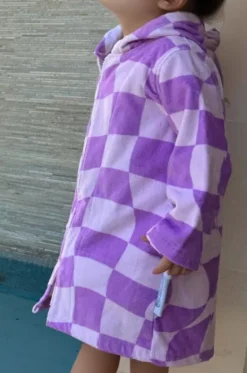 Kids Ocean Drifter Hooded Towelling Robe 5-7Y|Back Beach Co