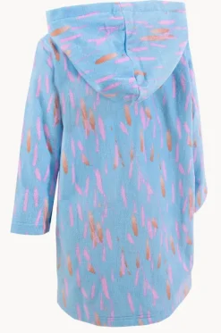 Kids Pastel Breeze Hood Towel Robe 5-7Y|Back Beach Co Clearance