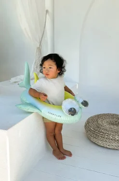 Kids Salty The Shark Tube Pool Ring|Sunny Life