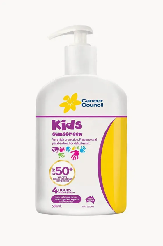 Kids Sunscreen Pump 50+ 500ml|Cancer Council Australia Discount