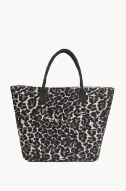 Leopard Beach Bag|Cherry Red New