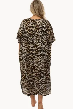 Leopard Long Kaftan|Sundrenched Online