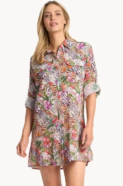 Lilymaze Button Through Shirt|Jantzen Discount