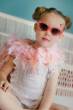 Lulu Heart Sunnies|Frankie Ray Clearance