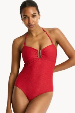 Luminara U Bar Bandeau One Piece|Sea Level Clearance