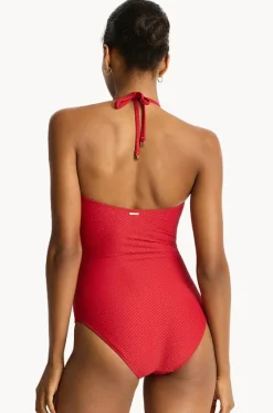 Luminara U Bar Bandeau One Piece|Sea Level Clearance