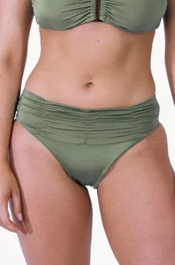 Lustre Mid Rise Ruched Pant|Monte u0026 Lou Outlet