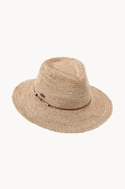 Magdalena Raffia Adjustable Fedora|Rigon Discount