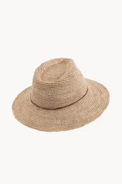 Magdalena Raffia Adjustable Fedora|Rigon Discount