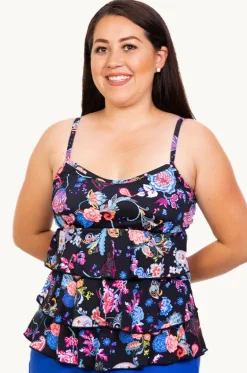 Magic Garden Tiered Tankini Separate|T.h.e. Swimwear Online