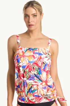 Mandalay Bandeau Blouson Tankini Separate|Jantzen Outlet