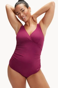 Maternity V Neck U Back One Piece|Speedo Sale