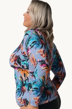 Mauritius Long Sleeve Zip Suntop|Capriosca Online