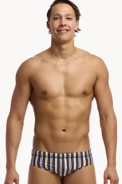 Mens Admiralty Stripe Brief|Funky Trunks Outlet