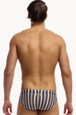 Mens Admiralty Stripe Brief|Funky Trunks Outlet