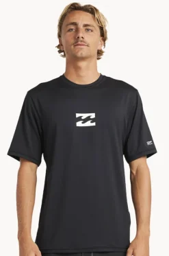 Mens All Day Wave Short Sleeve Suntop|Billabong New