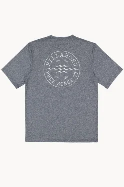 Mens Big Wave Daz Short Sleeve Suntop|Billabong Discount