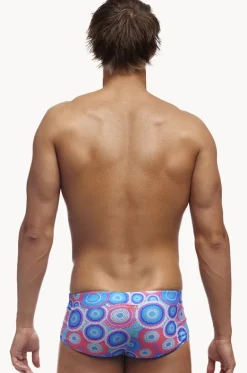Mens Bundjalung Blue Trunk|Funky Trunks Hot