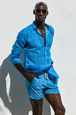 Mens Curly Swim Short|Pier St. Barth Best