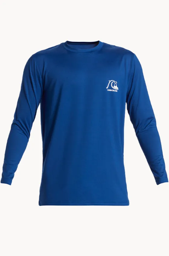 Mens DNA Bubble Logo Long Sleeve Suntop|Quiksilver New