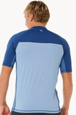 Mens Drive Short Sleeve Suntop|Rip Curl Hot