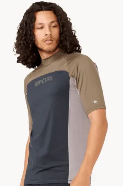 Mens Drive Short Sleeve Suntop|Rip Curl Hot