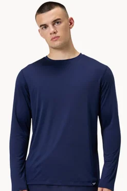 Mens Graphic Long Sleeve Suntop|Speedo Discount