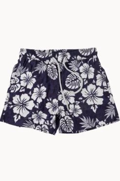 Mens Hibiscus Swim Short|Pier St. Barth