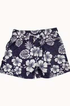 Mens Hibiscus Swim Short|Pier St. Barth