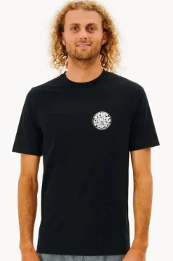 Mens Icons Of Surf Short Sleeve Rash Top|Rip Curl Discount