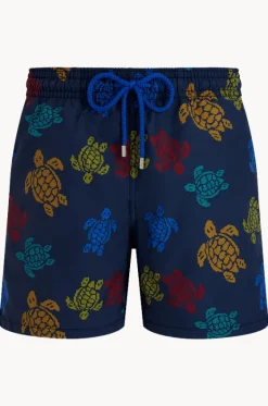 Mens Knit Turtle Swim Short|Vilebrequin Sale