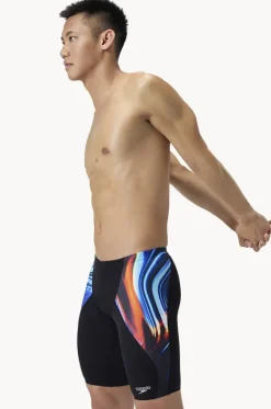 Mens Lava Blur Digital V-cut Jammer|Speedo