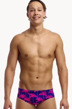 Mens Pinky Palms Brief|Funky Trunks Online