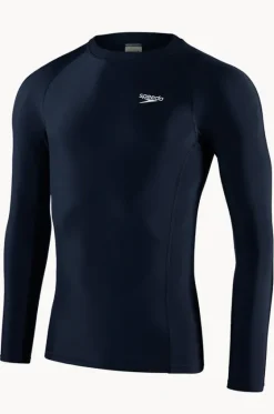Mens Plain Long Sleeve Suntop|Speedo Discount
