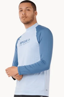 Mens Shock Long Sleeve Suntop|Rip Curl Clearance